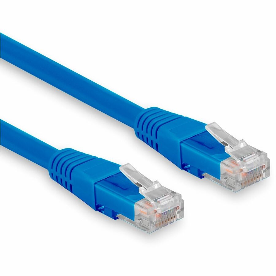 Rocstor 4 ft Cat6 Ethernet Cable, Molded Blue | Patch Cable, RJ45