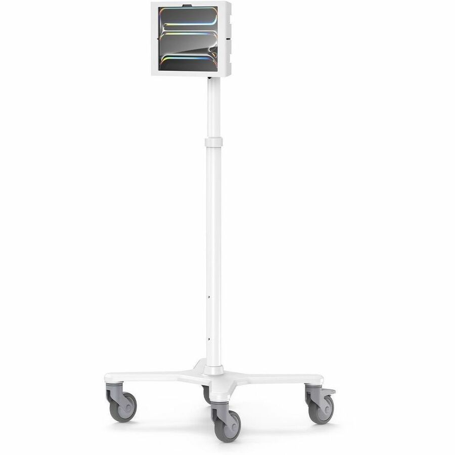 IPAD PRO M4 13IN (2024), APEX ENCLOSURE ROLLING CART - RISE FREEDOM EXTENDED WHI