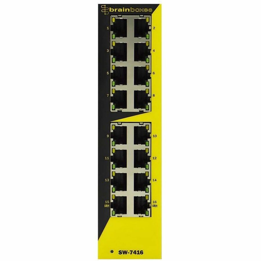 HARDENED INDUSTRIAL 14X 10/100 & 2X 1G ETHERNET SWITCH