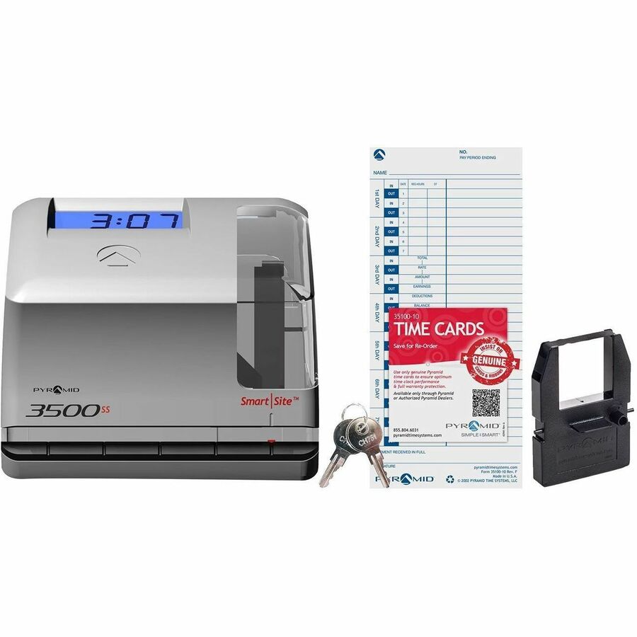 STAPLES ONLY PYRAMID TIMECLOCK