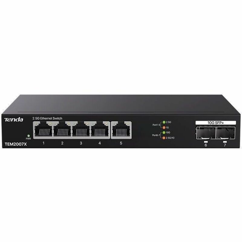 5-PORT 2.5G SWITCH 2 10G SFP