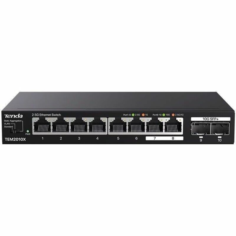 8-PORT 2.5G SWITCH 2 10G SFP