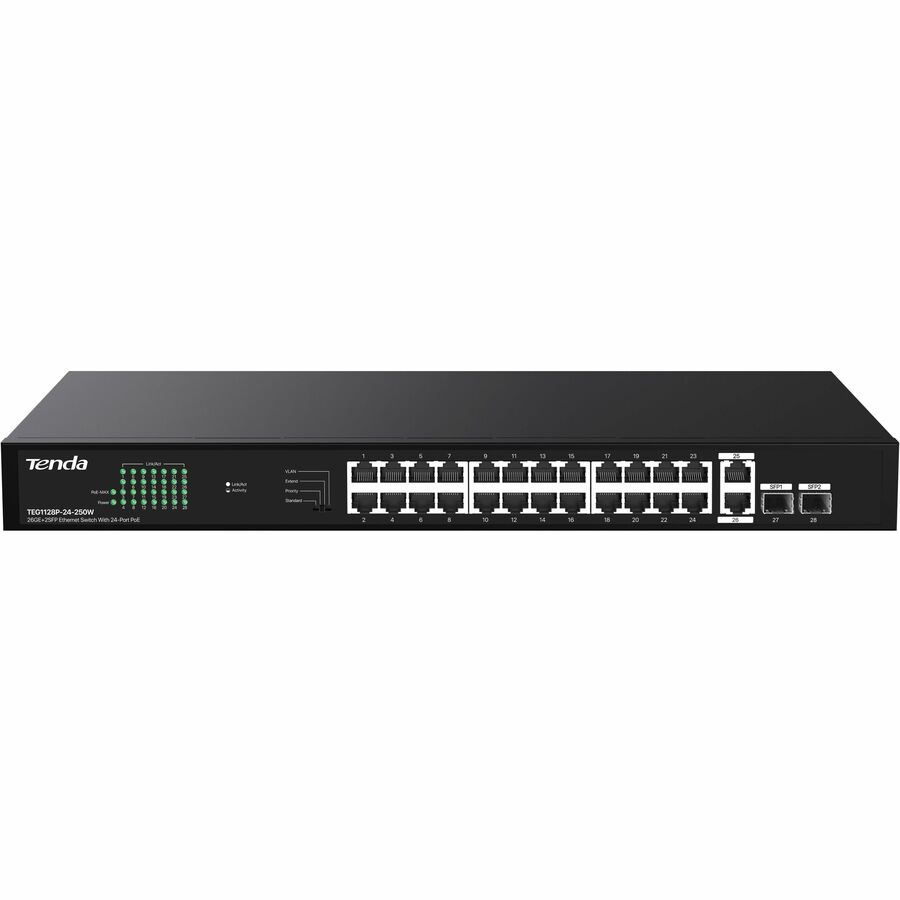 26GE+2SFP SWITCH 24-PORT POE