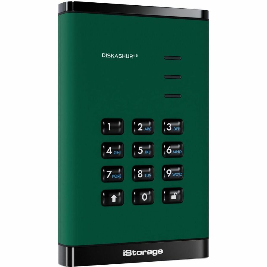 ISTORAGE DISKASHUR3 SSD 1TB GREEN - SECU
