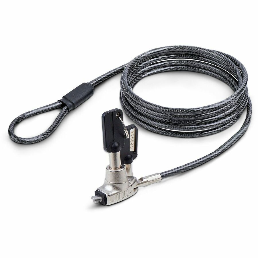 SLIM LOCK NOBLE WEDGE&REG; COMPATIBLE, 5FT (1.5M) LOCKING CABLE, DESK ANTI-THEFT