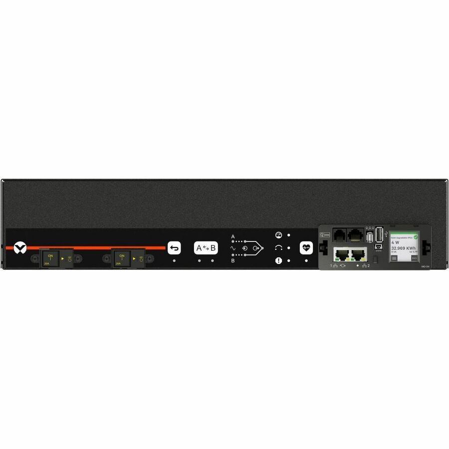 RPDU, RACK TRANSFER SWITCH MONITORED UNIT LEVEL, 30A, 120V, 2.8KW, HORIZONTAL, (