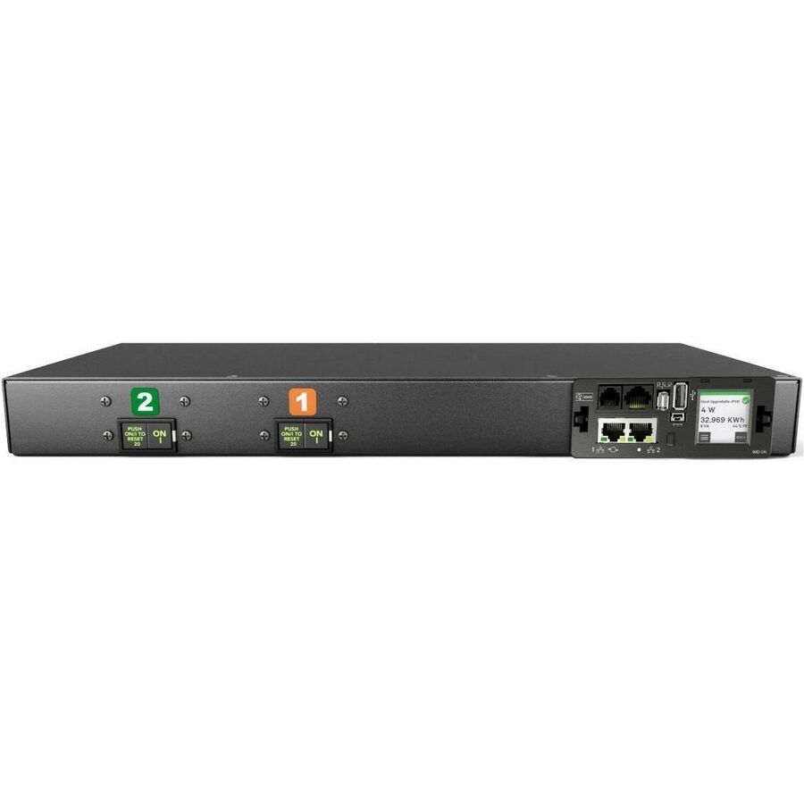 RPDU, MONITORED UNIT LEVEL EC, 30A, 208V, 4.9KW, HORIZONTAL, (10) LOCKING IEC C1