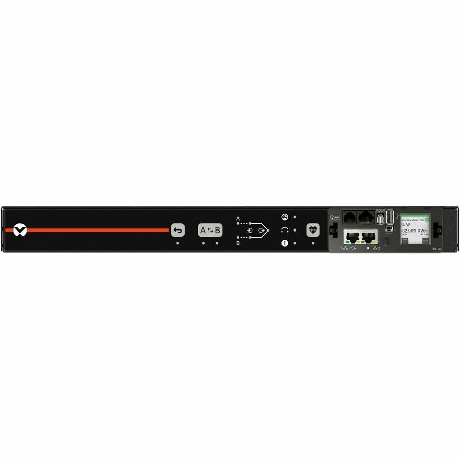 RPDU, RACK TRANSFER SWITCH SWITCHED UNIT LEVEL MONITORING, 20A, 120V, 1.9KW, HOR