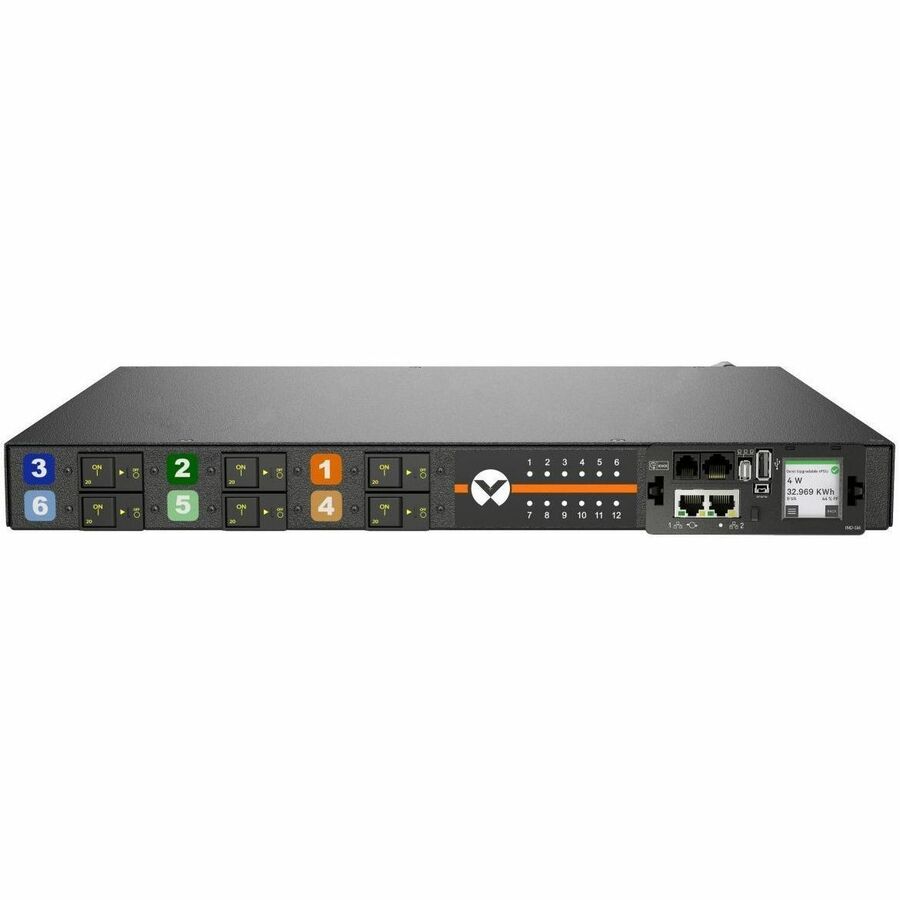 RPDU, SWITCHED UNIT LEVEL MONITORING EC, 30A, 240/415V WYE, 17.2KW, HORIZONTAL,