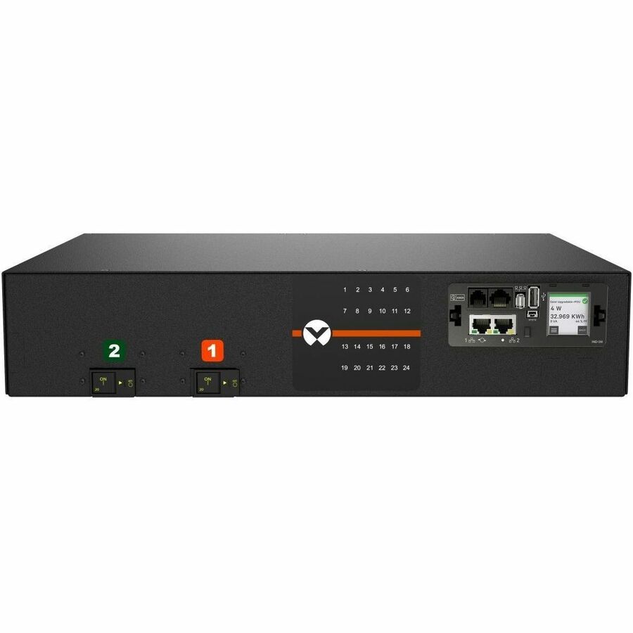 RPDU, SWITCHED UNIT LEVEL MONITORING EC, 30A, 208V, 4.9KW, HORIZONTAL, (24) COMB