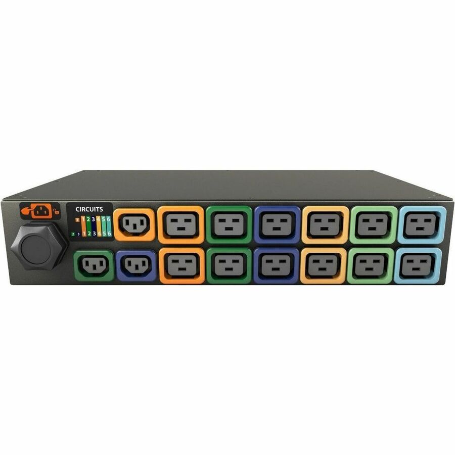 RPDU, MONITORED UNIT LEVEL EC, 60A, 208V DELTA, 17.2KW, HORIZONTAL, (3) LOCKING