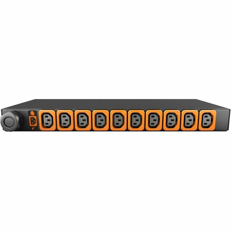RPDU, MONITORED UNIT LEVEL EC, 20A, 208V, 3.3KW, HORIZONTAL, (10) LOCKING IEC C1