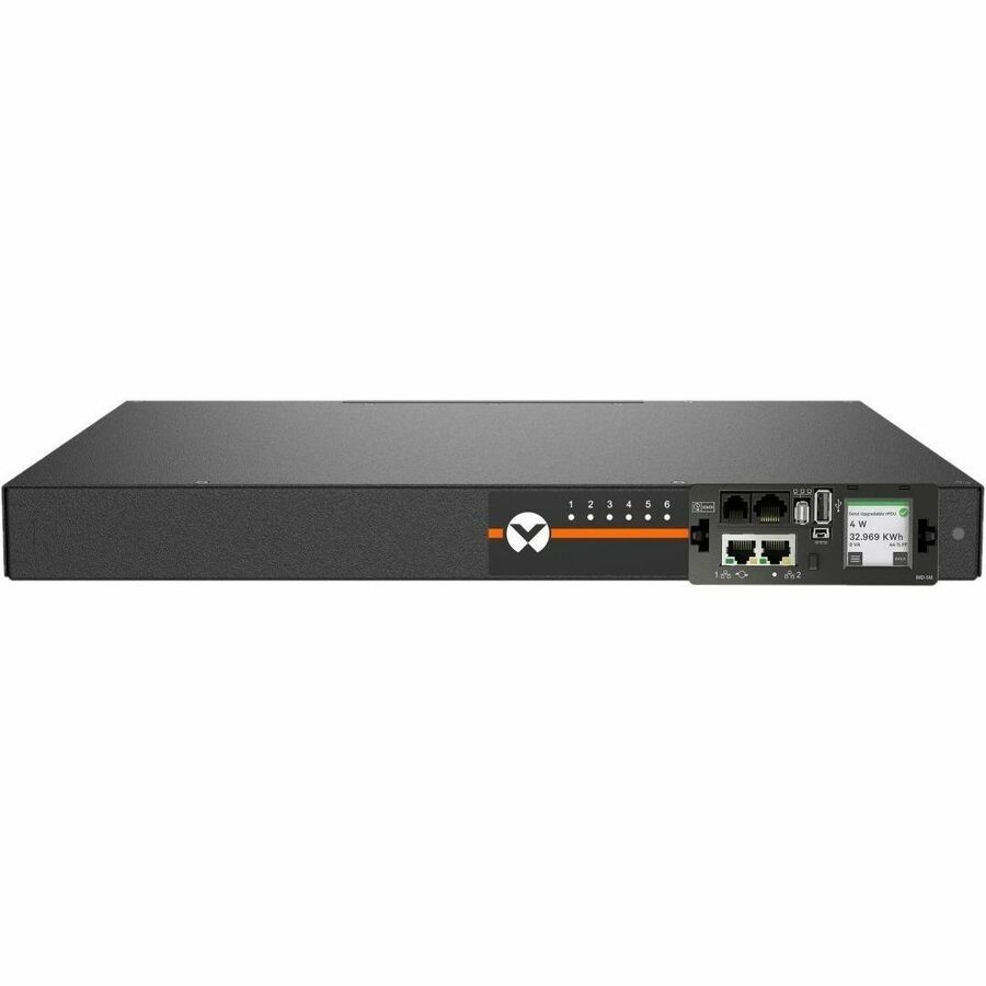 RPDU, SWITCHED OUTLET LEVEL MONITORING EC, 15A, 120V, 1.4KW, HORIZONTAL, (6) NEM