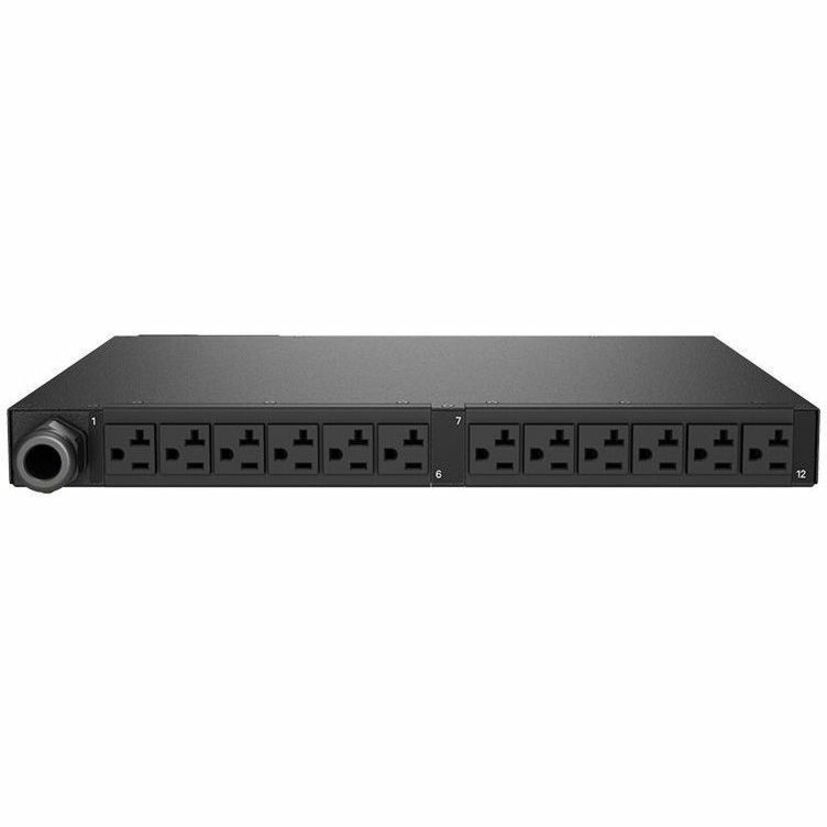 RPDU, SWITCHED UNIT LEVEL MONITORING EC, 20A, 120V, 1.9KW, HORIZONTAL, (12) NEMA