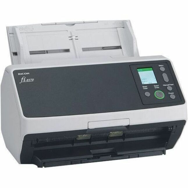 Fujitsu fi-8170 Large Format ADF/Manual Feed Scanner - 600 dpi Optical - 24-bit Color - 8-bit Grayscale - 70 ppm (Mono) - 70 ppm (Color) - Color, Grayscale, Monochrome Scan - Duplex Scanning - Paper Document, Booklet, Plastic Card - USB