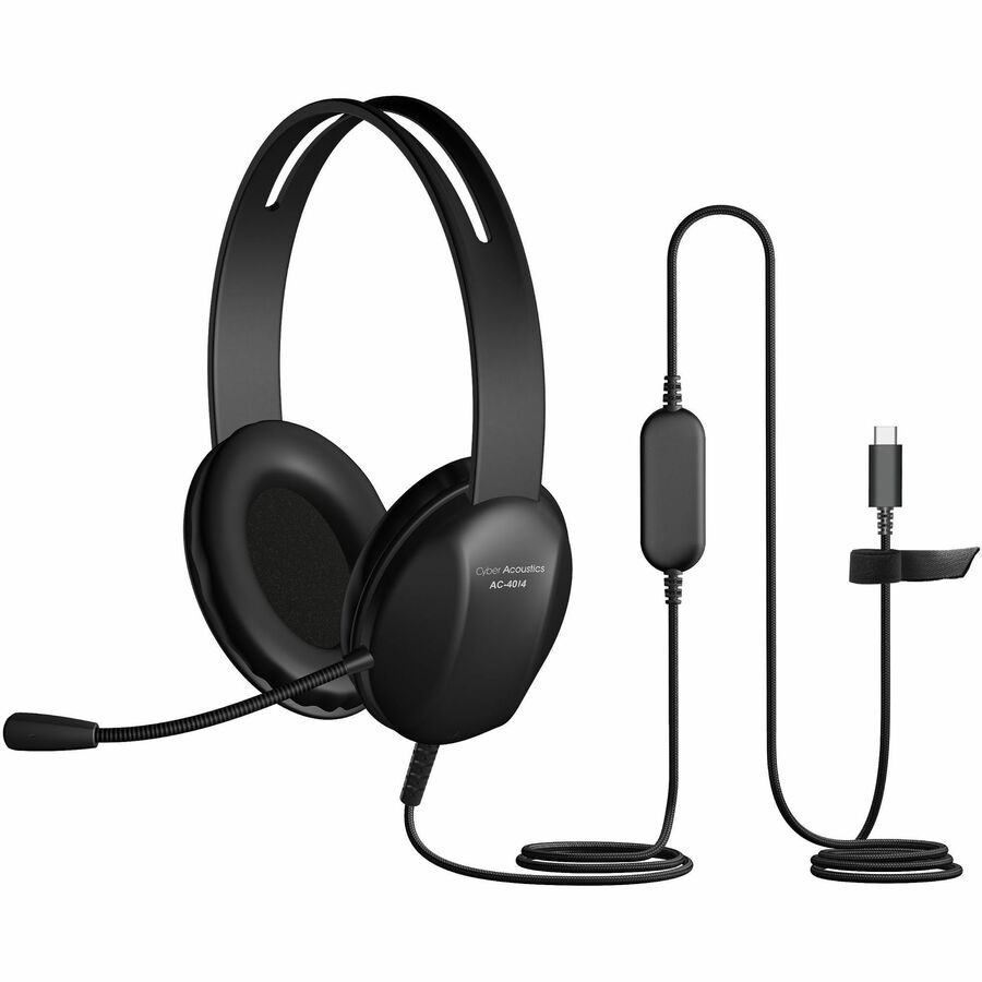 USB C Headset W Braided Cord