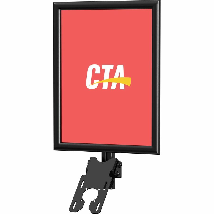 ADD-ON GRAPHIC AND BRACKET FOR CTA FLOORSTANDS (BLACK)