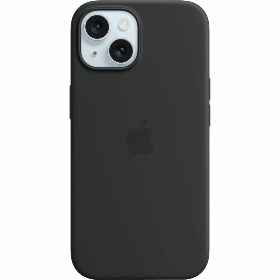 IPHONE 15 SILICONE CASE WITH MAGSAFE - BLACK