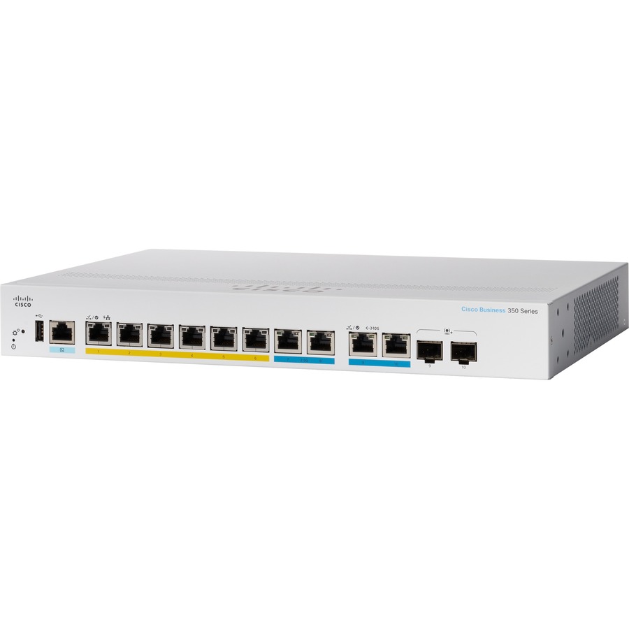 CBS350MANAGED2-PORT2.5G 6-POR GEPOE2X10GCOMBO REMANUFACTURED