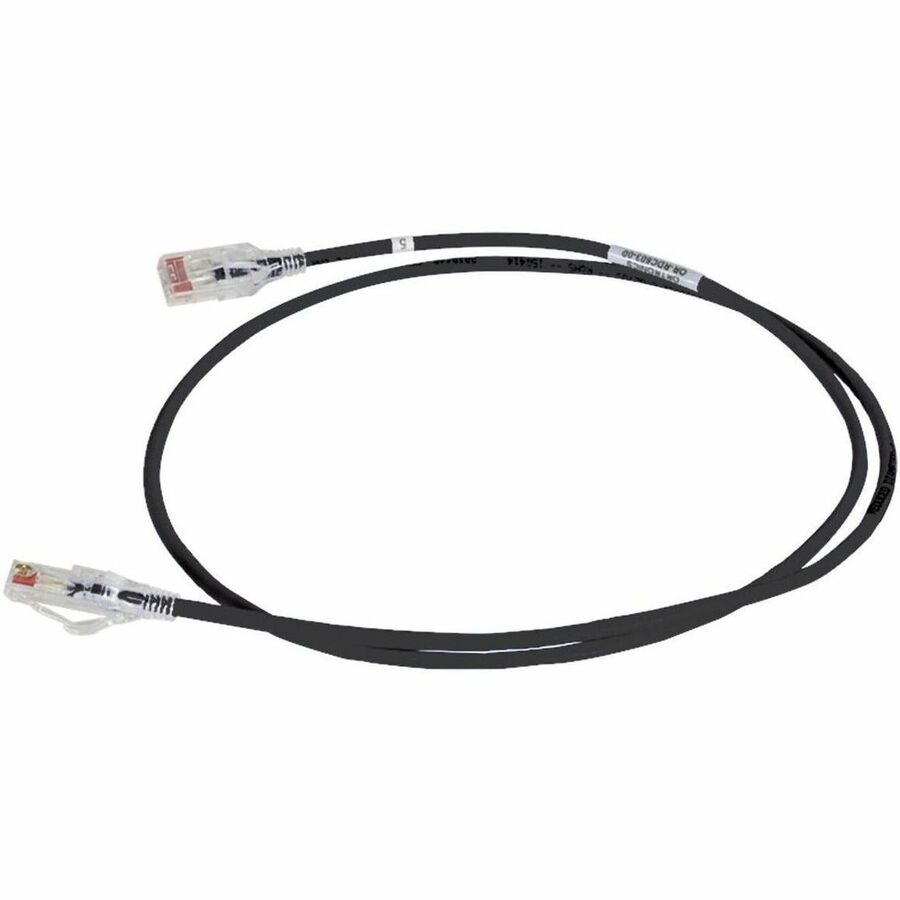 CORD,28AWG CAT6 BLK 7FT
