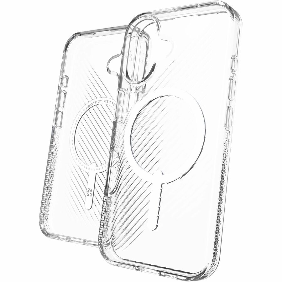 ZAGG Luxe Snap Case for iPhone 16 Clear | MagSafe, Slim Protection