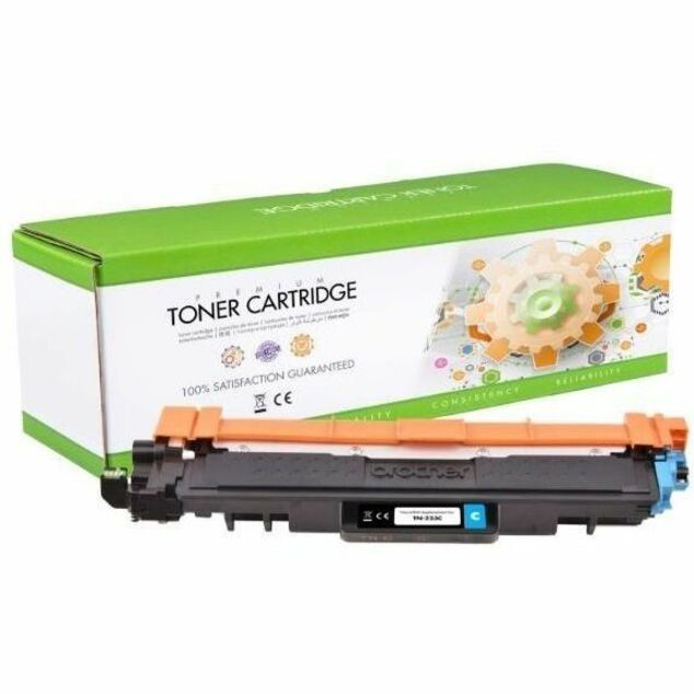 STATIC CONTROL REMAN FOR BROTHER TN223C CYAN CARTRIDGE FOR USE IN HLL3210 HLL323