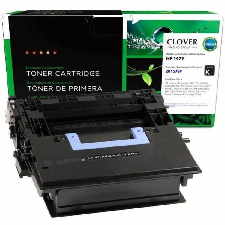 CLOVER IMAGING REMAN FOR HP 147Y W1470Y EXTRA HIGH YIELD NEW CHIP CARTRIDGE