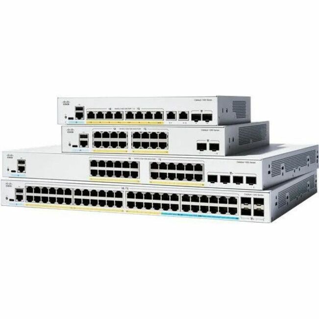 CATALYST 1300 24-PORT GE, FULL POE, 4X1G SFP REMANUFACTURED