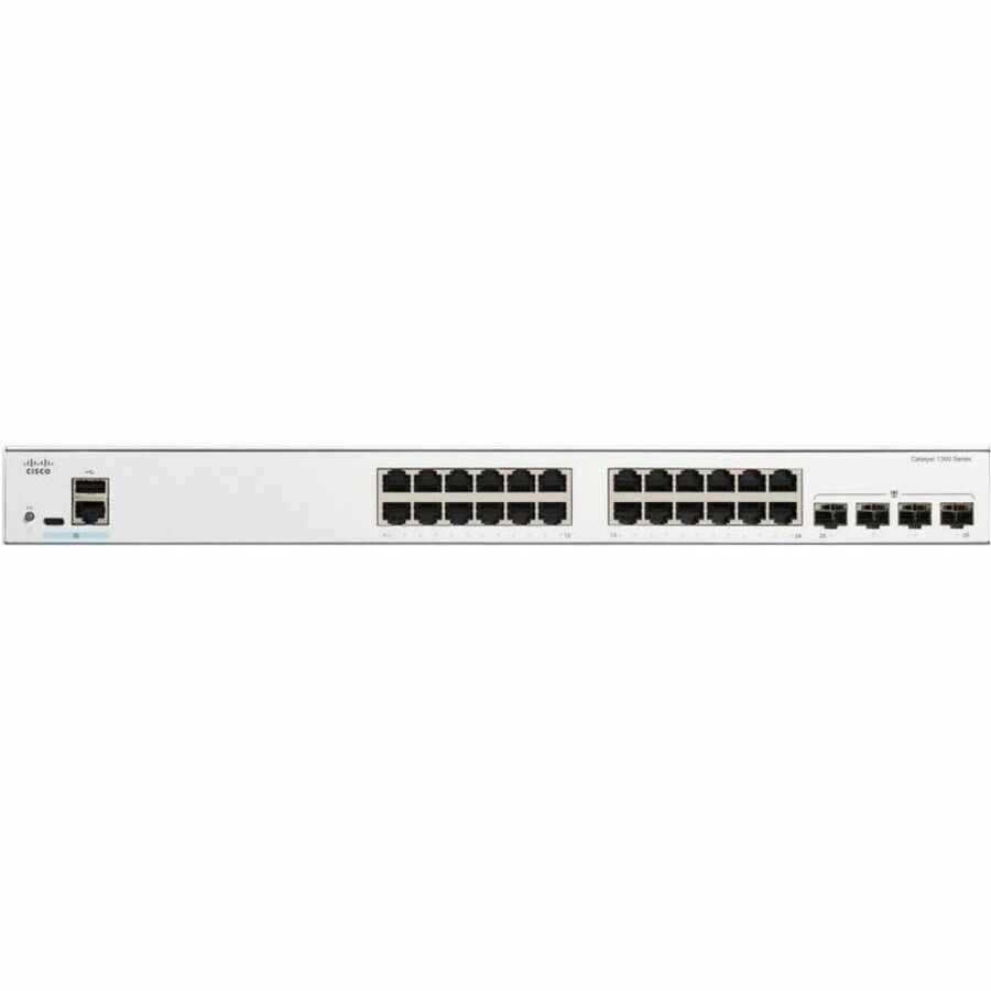 CATALYST 1300 24-PORT GE, 4X1G SFP REMANUFACTURED