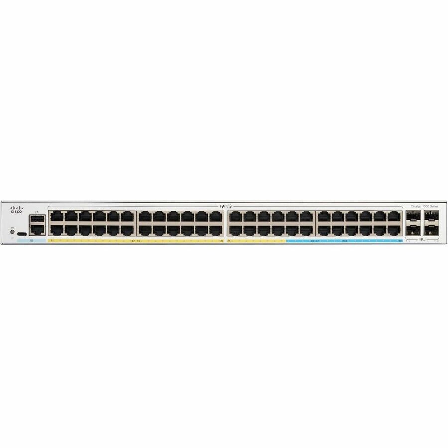 CATALYST 1300 48-PORT GE, FULL POE, 4X1G SFP REMANUFACTURED