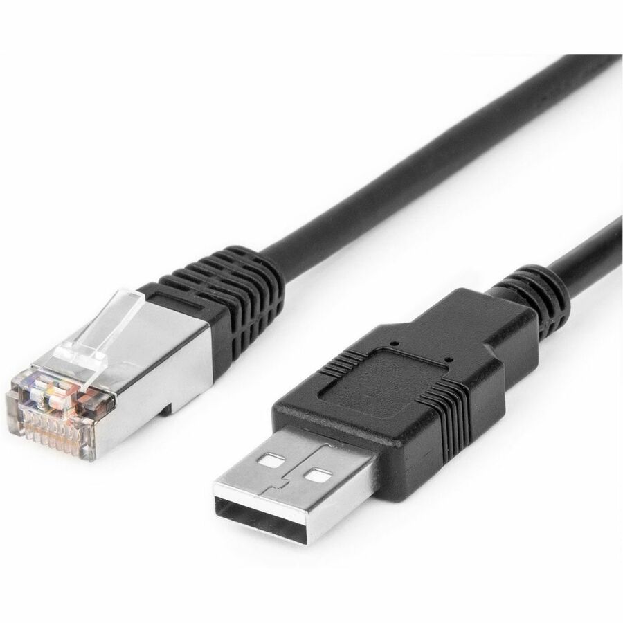PREMIER CISCO USB CONSOLE CABLE - 10 FT (3M) - USB TO RJ45 ROLLOVER CABLE - BLAC