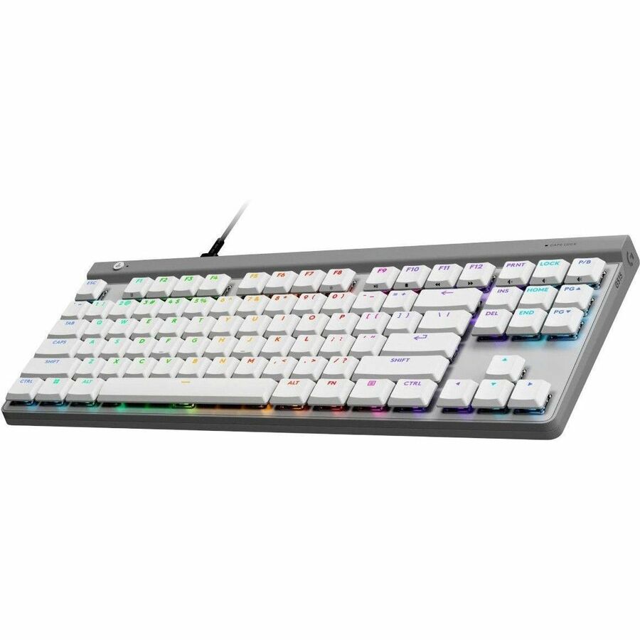 LOGITECH G515 TKL WIRED GAMING KEYBOARD - WHITE - TACTILE - US