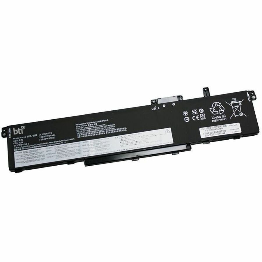 BTI 5B10W51893-BTI 6-CELL 11.52V LI-ION BATTERY COMPATIBLE WITH 5B10W51893, L21M