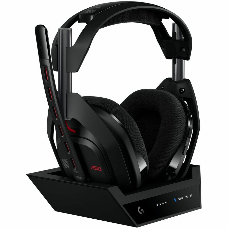 A50 WIRELESS HEADSET WITH MIC + BASE STATION. SWITCH BETWEEN 3 PLATFORMS (XBOX/P