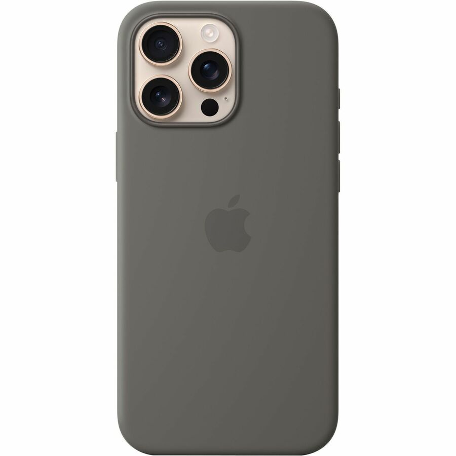 IPHONE 16 PRO MAX SILICONE CASE WITH MAGSAFE - STONE GRAY