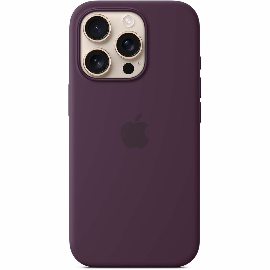 IPHONE 16 PRO SILICONE CASE WITH MAGSAFE - PLUM