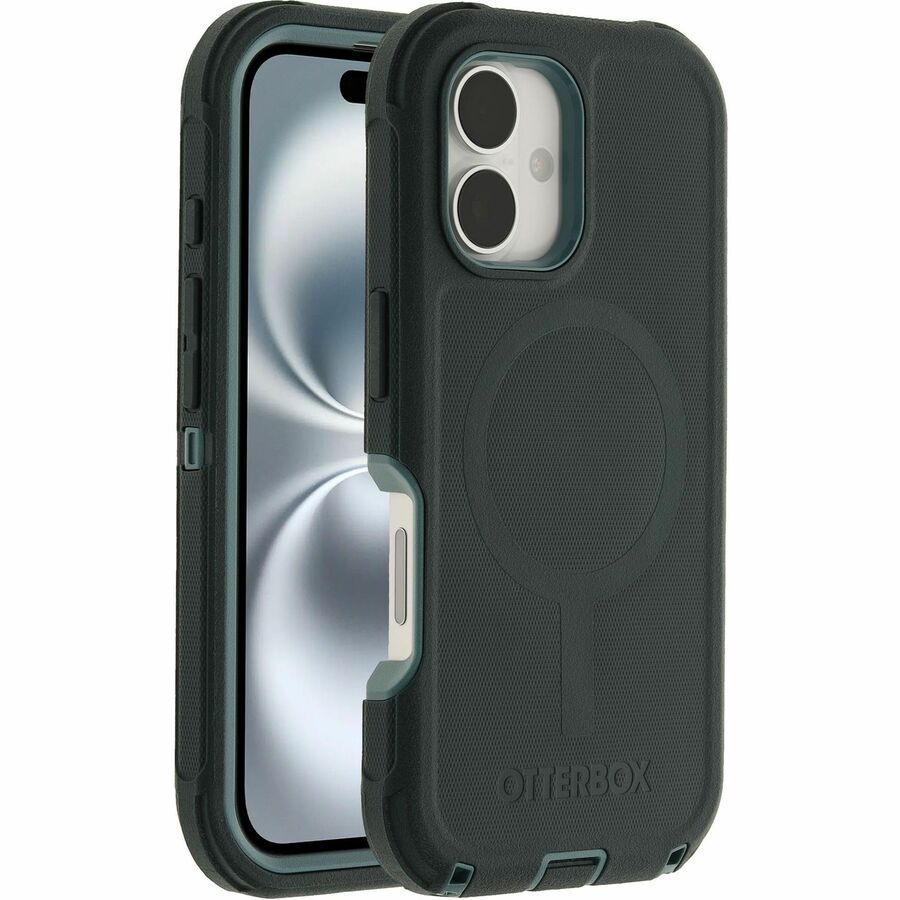 OtterBox Defender Series Pro Carrying Case Apple iPhone 16 Smartphone - Sagebrush (Green)