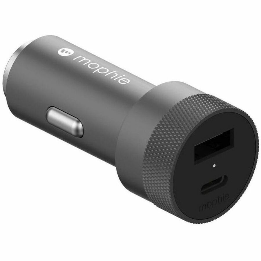 MOPHIE 32W USB-C/USB-A CAR CHARGER-BLK