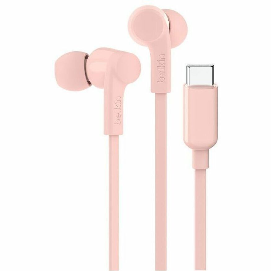 USB-C EARBUDS W/VOLUME,PNK