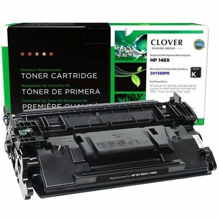 CLOVER IMAGING REMAN FOR HP W1480X BLACK TONER CARTRIDGE REUSED OEM CHIP