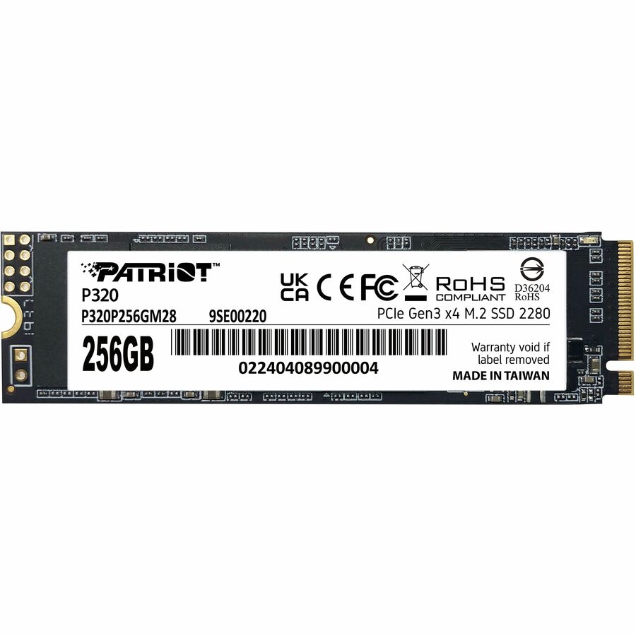 PATRIOT P320 256GB M.2 2280 PCIE GEN3 X4 SSD