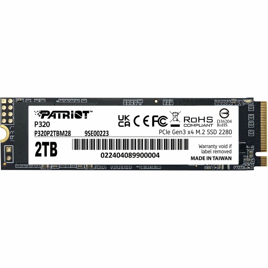 PATRIOT P320 2TB M.2 2280 PCIE GEN3 X4 SSD