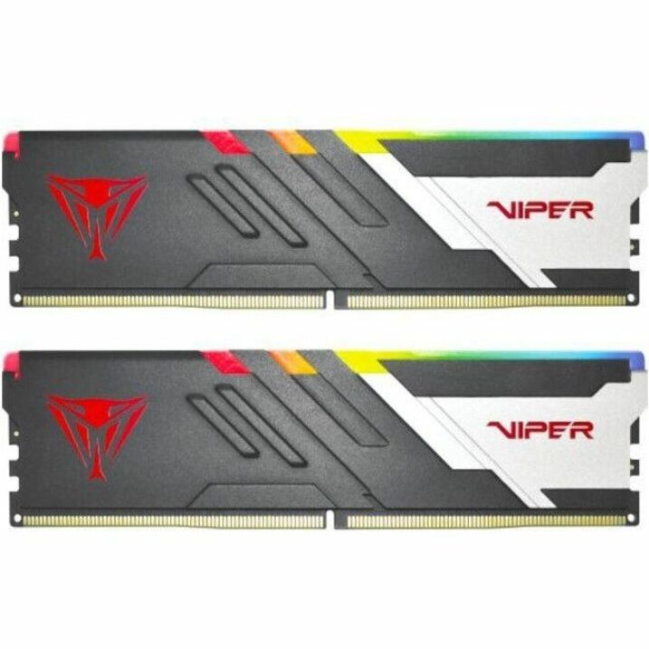 PATRIOT VIPER VENOM DDR5 64GB 6000MTS RGB CL30 BLK/SIR HS DUAL KIT