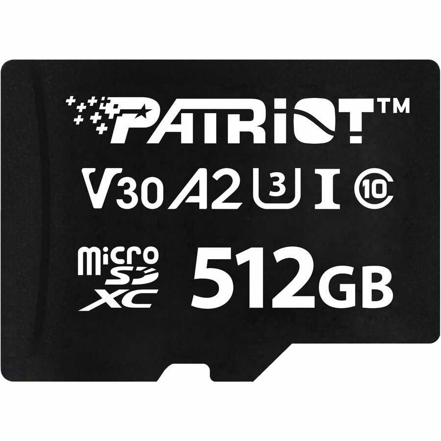 PATRIOT VX SERIES 512GB MICRO SDXC V30 A2 W/O ADAPTER