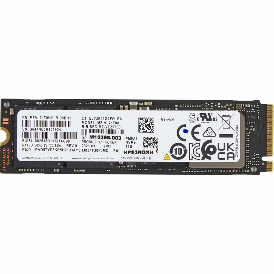1TB PCIe NVMe SSD
