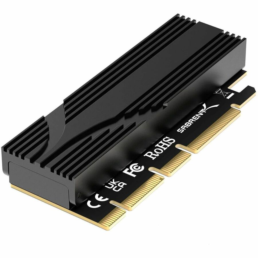 SABRENT M.2 NVME SSD TO PCIE X16 TOOL-FREE ADD-IN CARD (AIC) WITH ALUMINUM HEATS