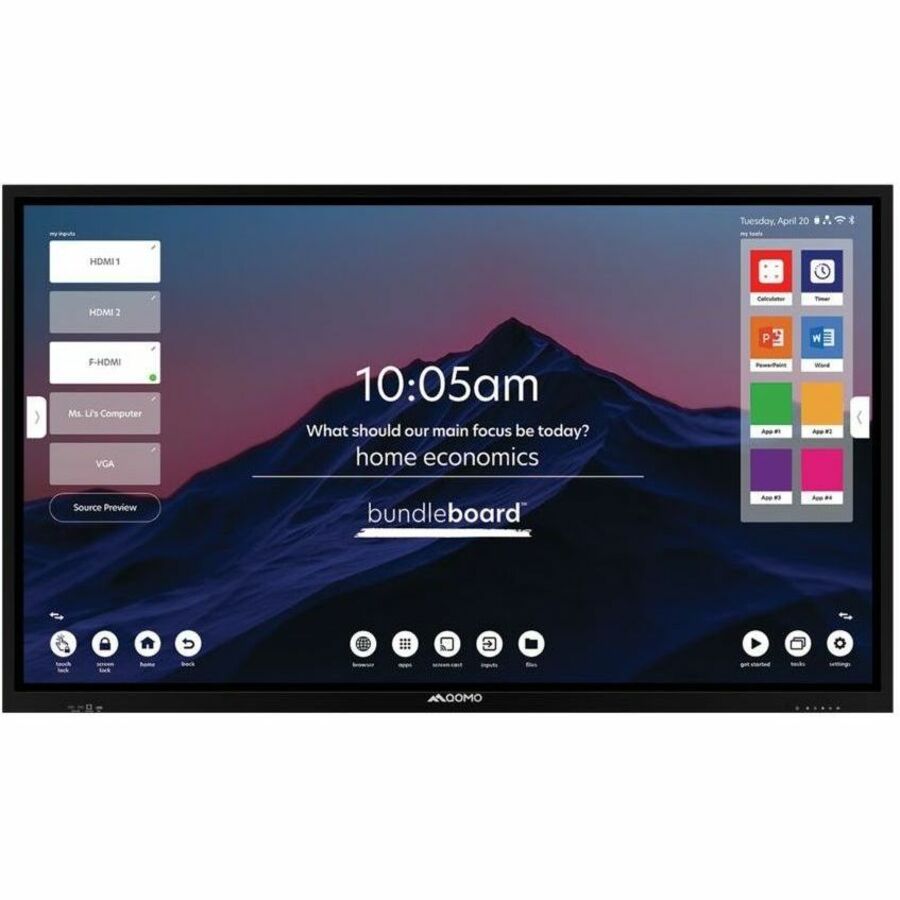 BUNDLEBOARD SERIES 75 4K INTERACTIVE LED SCREEN WITH ANDROID 13.