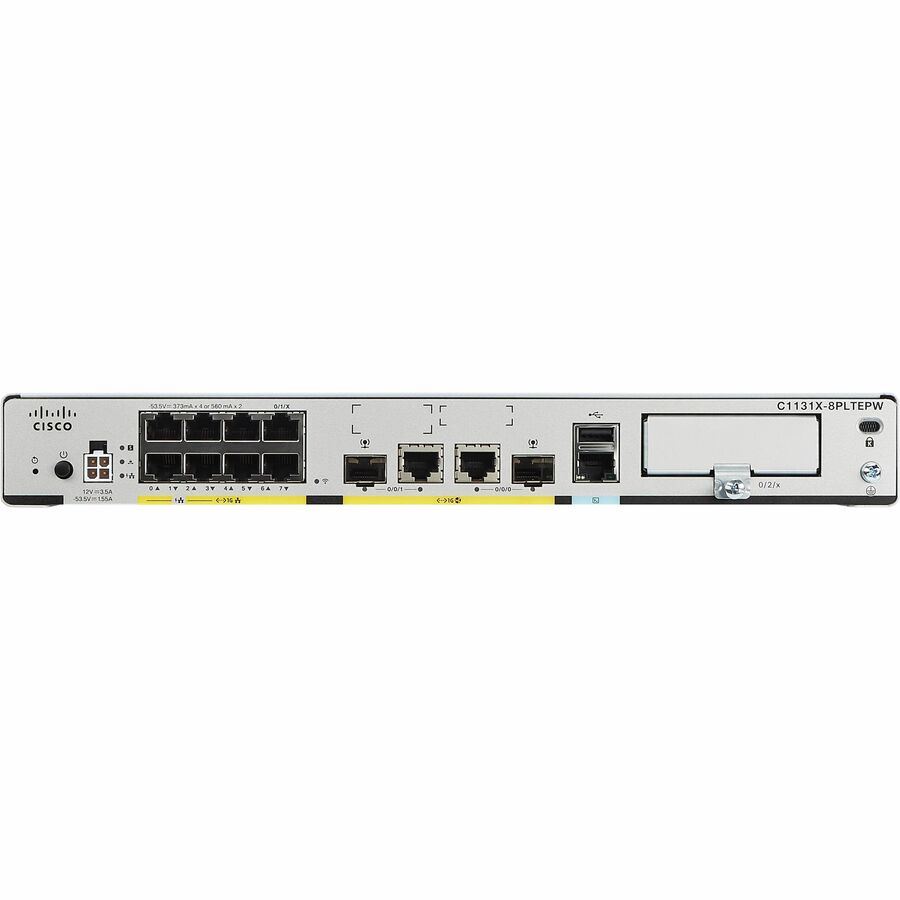 ISR 1100X8P8GDULGEROUTERPLUGGBLESMS/GPS-AWIFI REMANUFACTURED