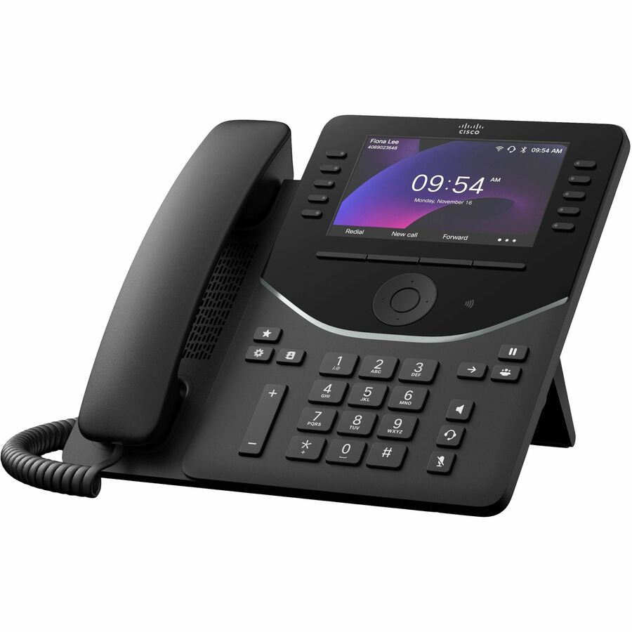 CISCO DESK PHONE 9851, CARBON BLACK REMANUFACTURED