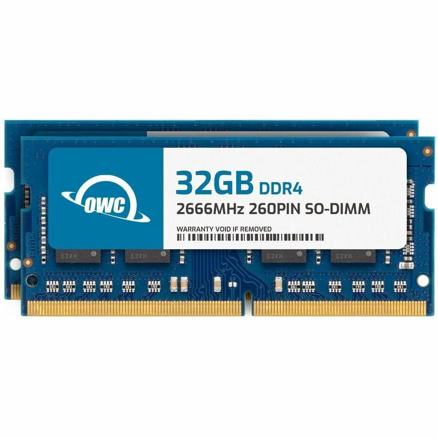 OWC 64GB (2X32GB) DDR4 2666MHZ PC4-21300 CL19 2RX8 NON-ECC SODIMM 1.2V 260-PIN L